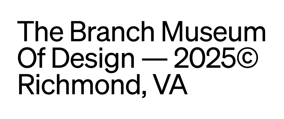 The Branch Museum of Design logo